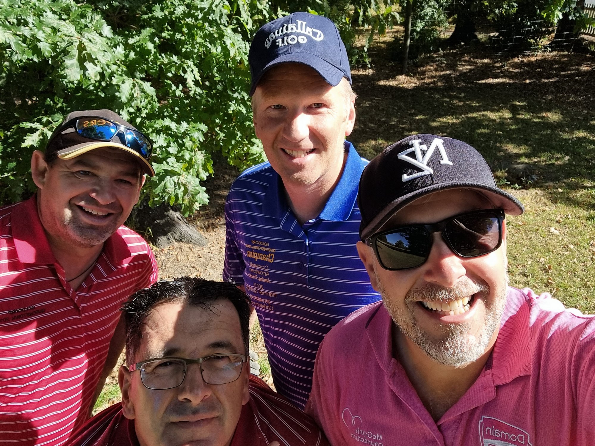Gold Corp golf selfie